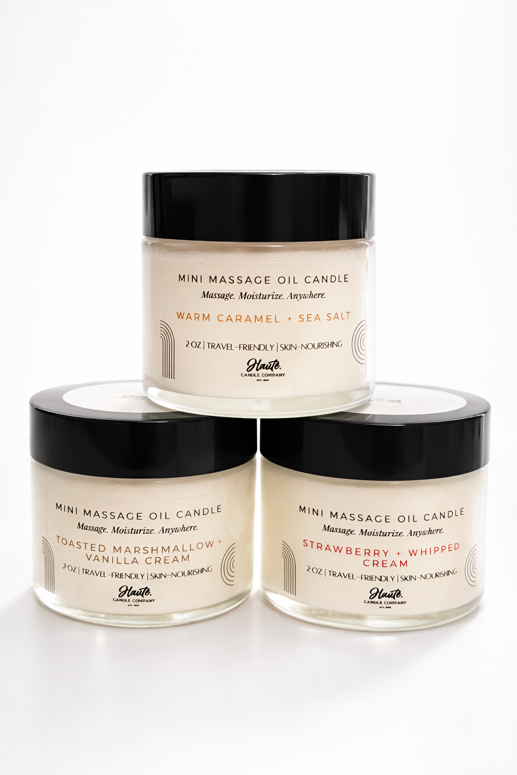Treat Yourself Collection Mini Massage Oil Candles
