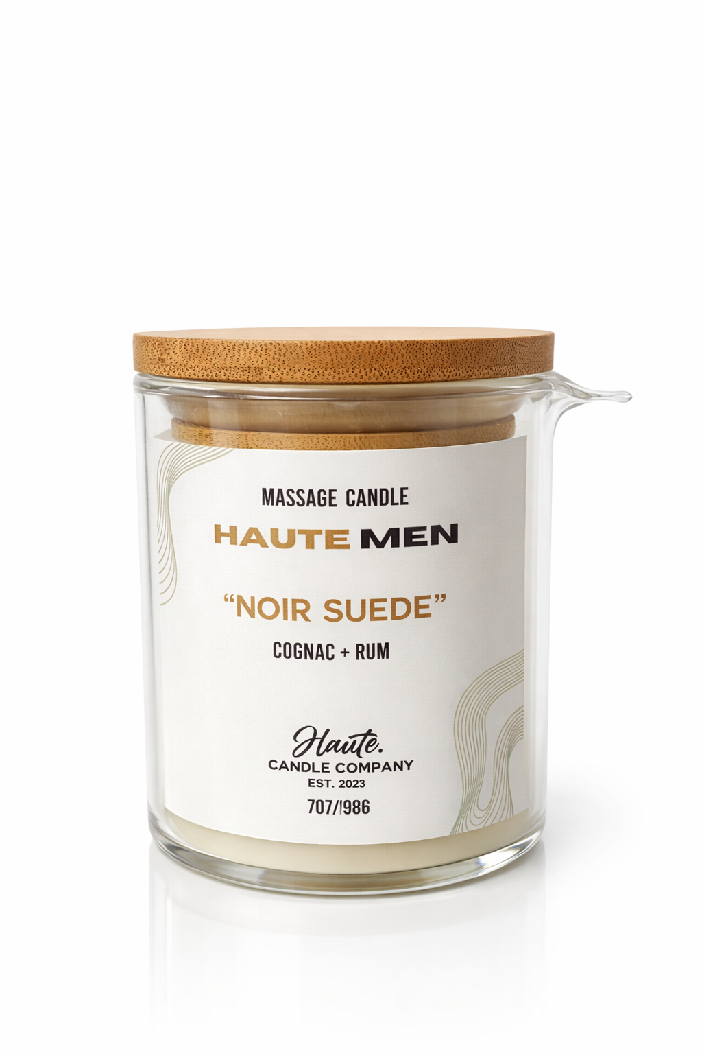Haute Men Massage Oil Candle