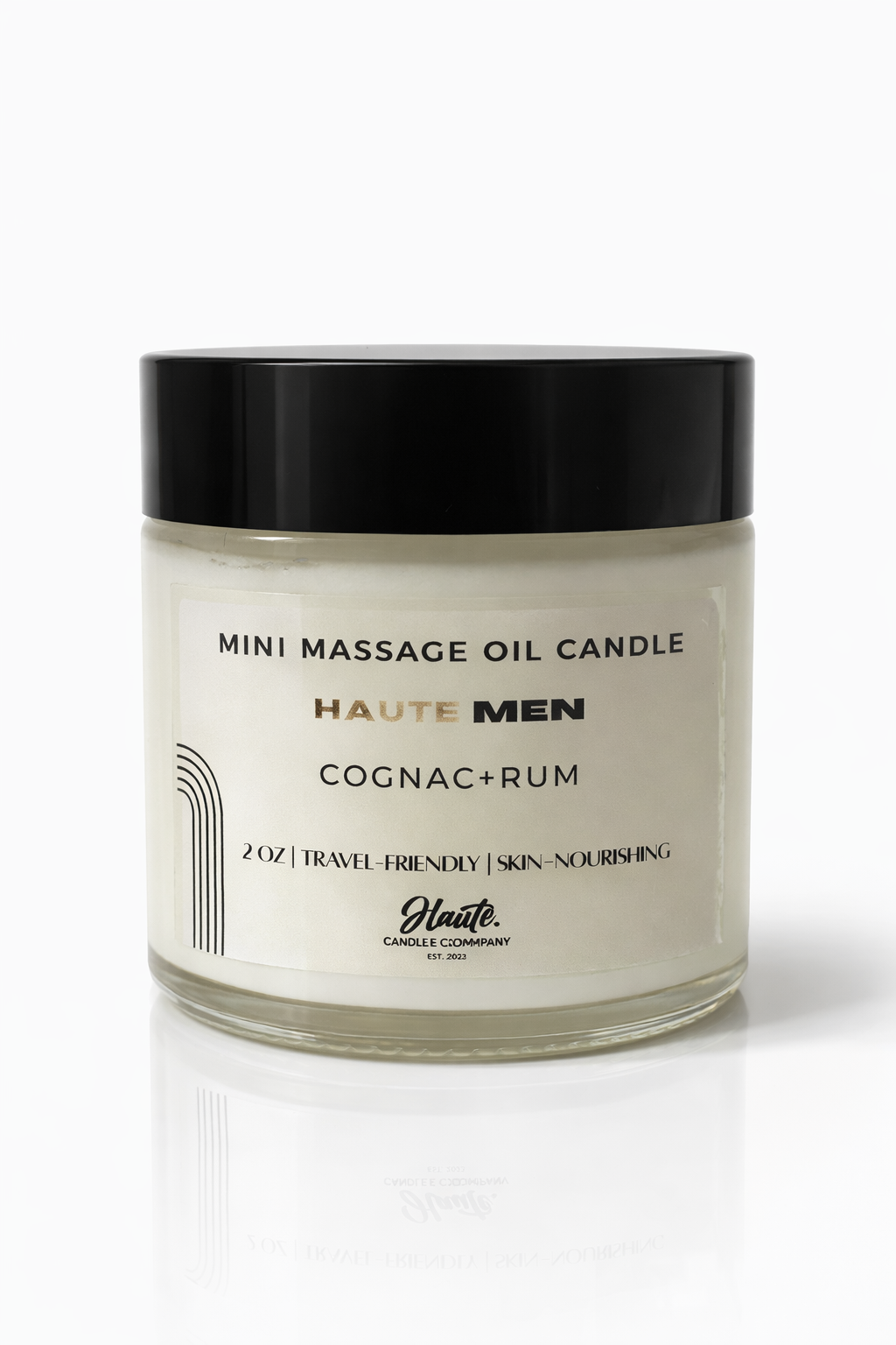 Haute Men Mini Massage Oil Candle