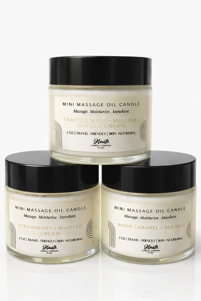 Treat Yourself Collection Mini Massage Oil Candles